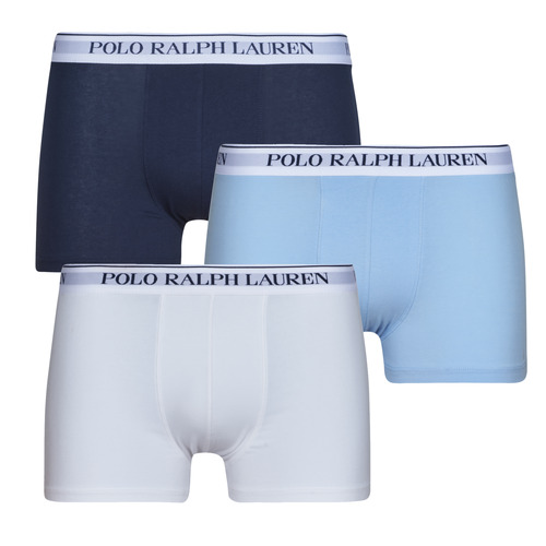Donje rublje Muškarci
 Bokserice Polo Ralph Lauren CLSSIC TRUNK 3 PACK TRUNK Bijela / Tamno plava   / Plava