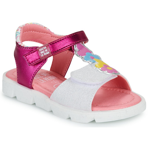 Obuća Djevojčica Sandale i polusandale Agatha Ruiz de la Prada MINIS Srebrna / Ružičasta