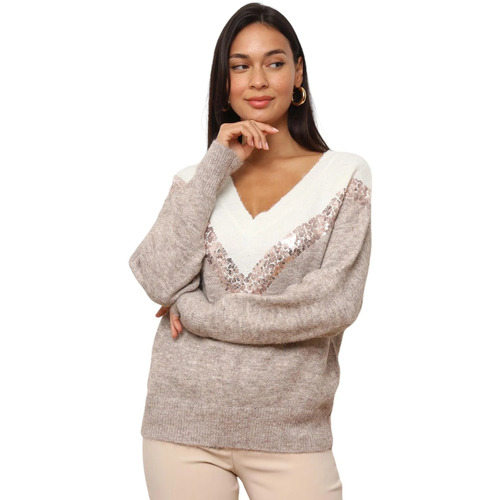 Odjeća Žene
 Puloveri La Modeuse 72259_P169810 Bež