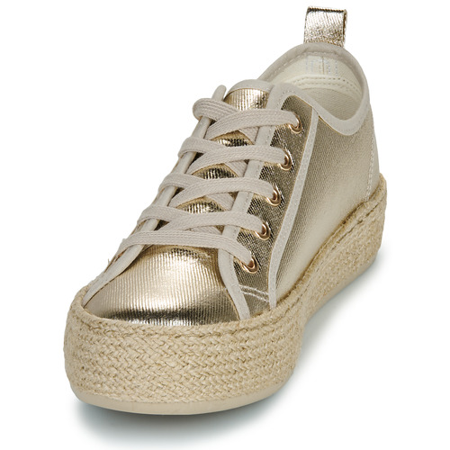 Only ONLIDA-1 LACE UP ESPADRILLE SNEAKER Gold
