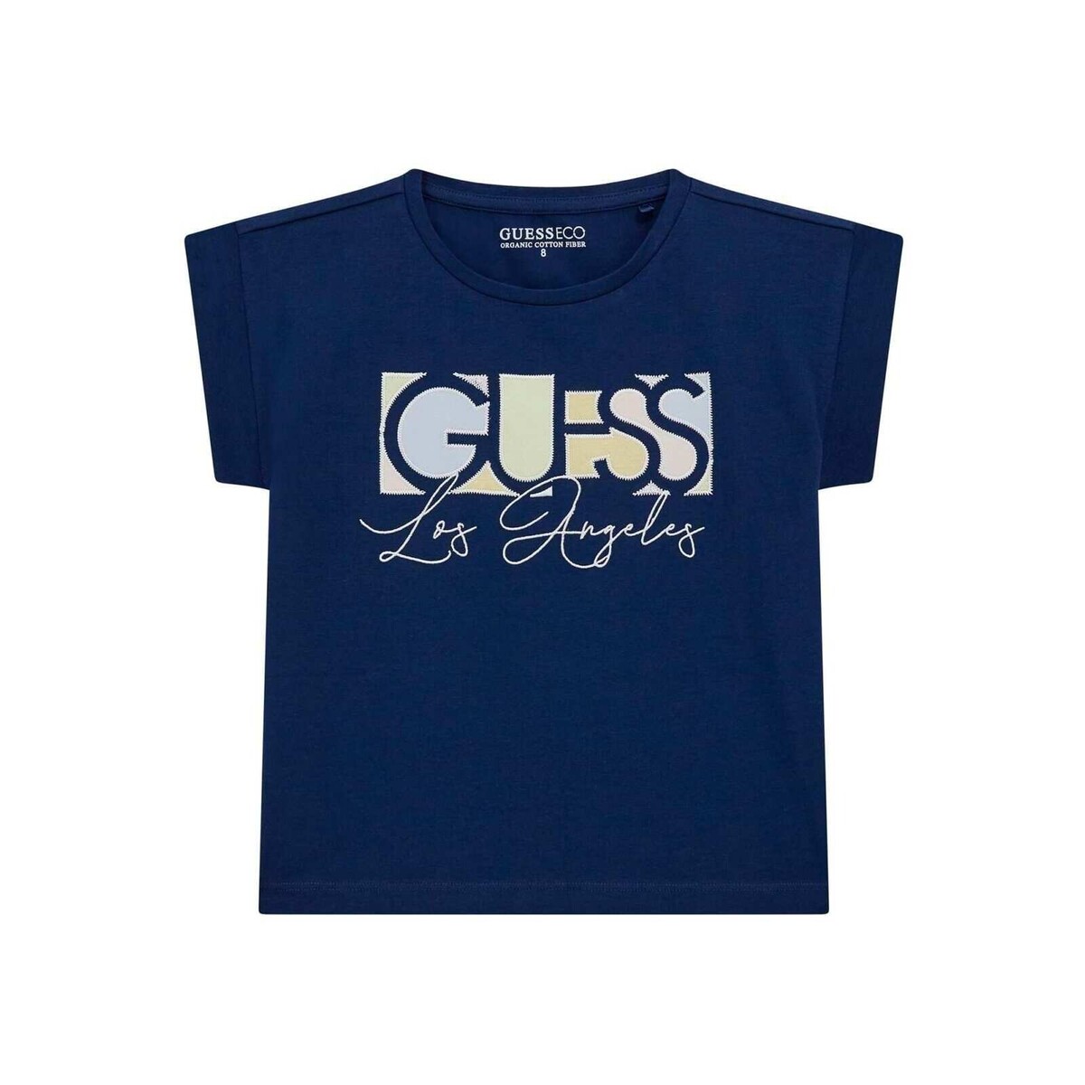 Odjeća Djevojčica Majice kratkih rukava Guess MIDI T SHIRT Tamno plava  