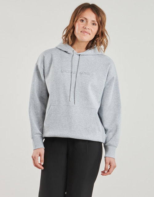 MICHAEL Michael Kors EMBOSSED LOGO HOODIE Siva