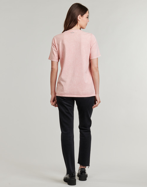 MICHAEL Michael Kors CROP GWSH EMPIRE STUD TEE Ružičasta