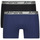 Donje rublje Muškarci
 Bokserice Athena 720 STRETCH ADJUST Pack de 2 Crna / Plava