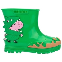 Obuća Djeca Čizme Melissa MINI  Welly + Peppa Pig Boots - Green/Beige Zelena