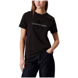 Odjeća Žene
 Majice kratkih rukava Calvin Klein Jeans  Crna