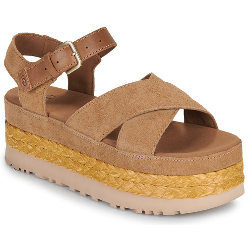 Obuća Žene
 Sandale i polusandale UGG W AUBREY ANKLE STRAP Boja konjaka