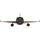 Dom Satovi Signes Grimalt Zidni Sat U Avionu Siva