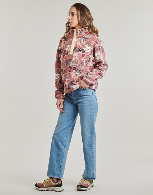 Columbia HELVETIA II PRINTED CROPPED HALF SNAP FLEECE