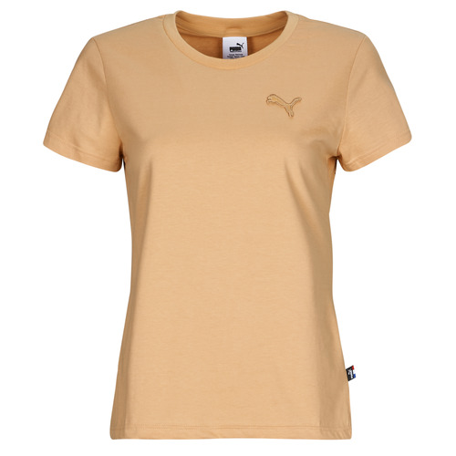 Odjeća Žene
 Majice kratkih rukava Puma TEE W MIF BADGE BRODE Bež