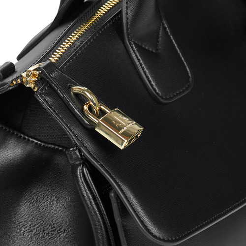 Armani Exchange JANE CANVAS TOTE L Crna