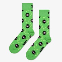 Donje rublje Muškarci
 Visoke čarape Happy socks VINYL GREEN SOCK Zelena
