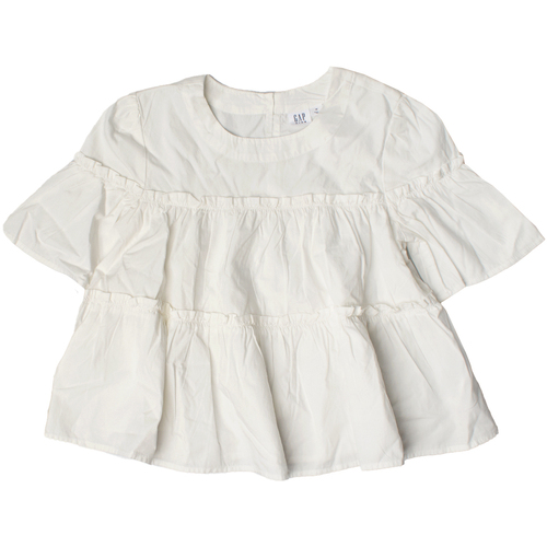 Odjeća Djevojčica Topovi i bluze Gap 856269-000 Bijela