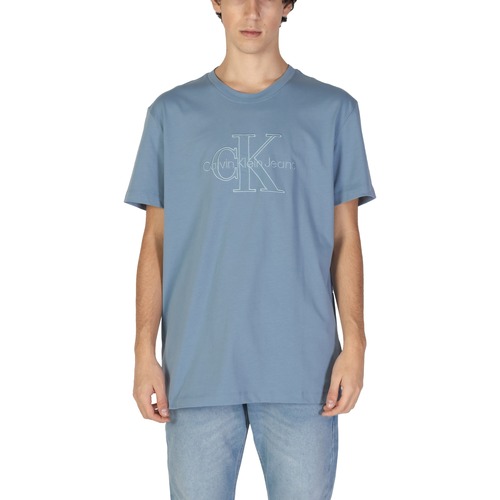 Odjeća Muškarci
 Polo majice dugih rukava Calvin Klein Jeans MONOLOGO APPLIQUE J30J325916 Plava