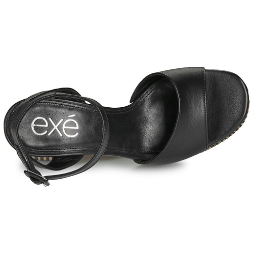 Exé Shoes 691-ANCONA-LEATHER-BLACK Crna