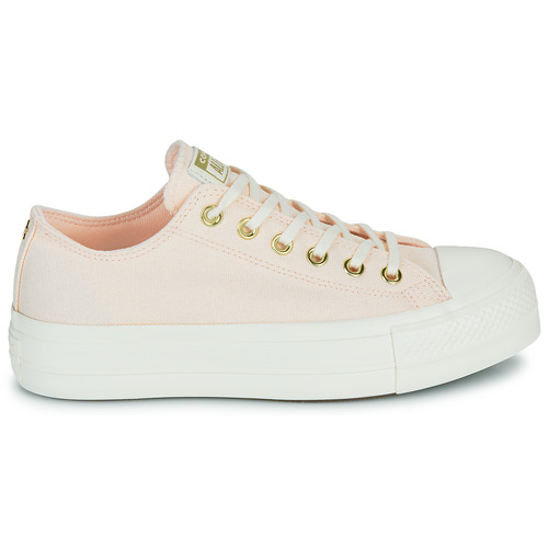 Converse CHUCK TAYLOR ALL STAR LIFT PLATFORM GOLD Ružičasta