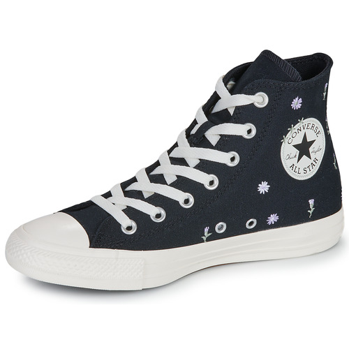 Converse CHUCK TAYLOR ALL STAR EMBROIDERED FLOWERS Crna