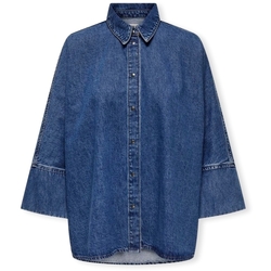 Odjeća Žene
 Topovi i bluze Only Noos Grace Shirt - Medium Blue Denim Plava
