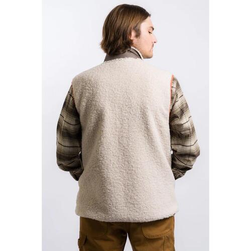 Vans TREVOR SHERPA FZ VEST Smeđa
