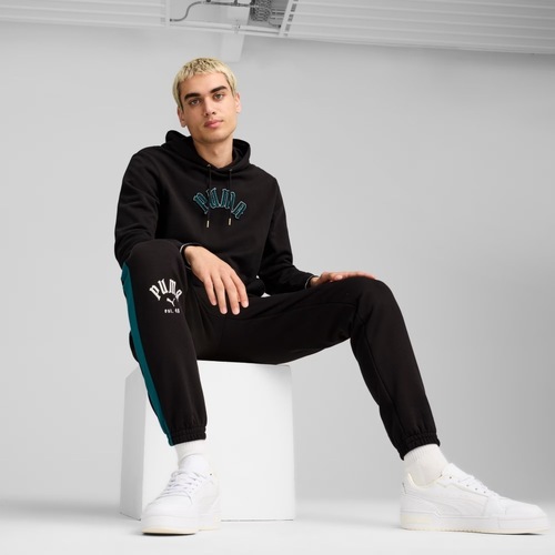 Puma CLASSICS PLAY PARIS HOODIE Crna