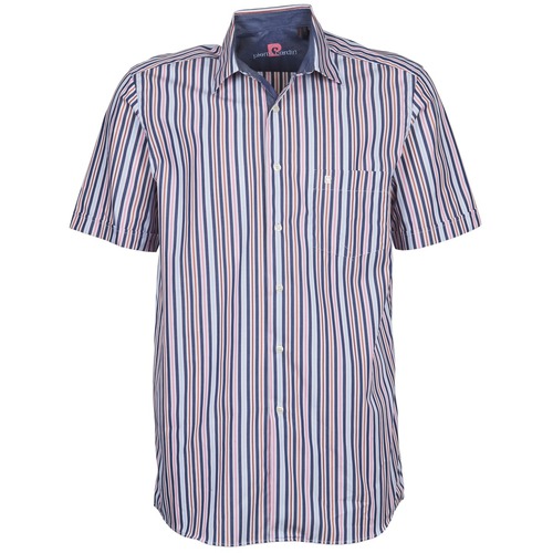Odjeća Muškarci
 Košulje kratkih rukava Pierre Cardin 514636216-184 Plava / Ružičasta