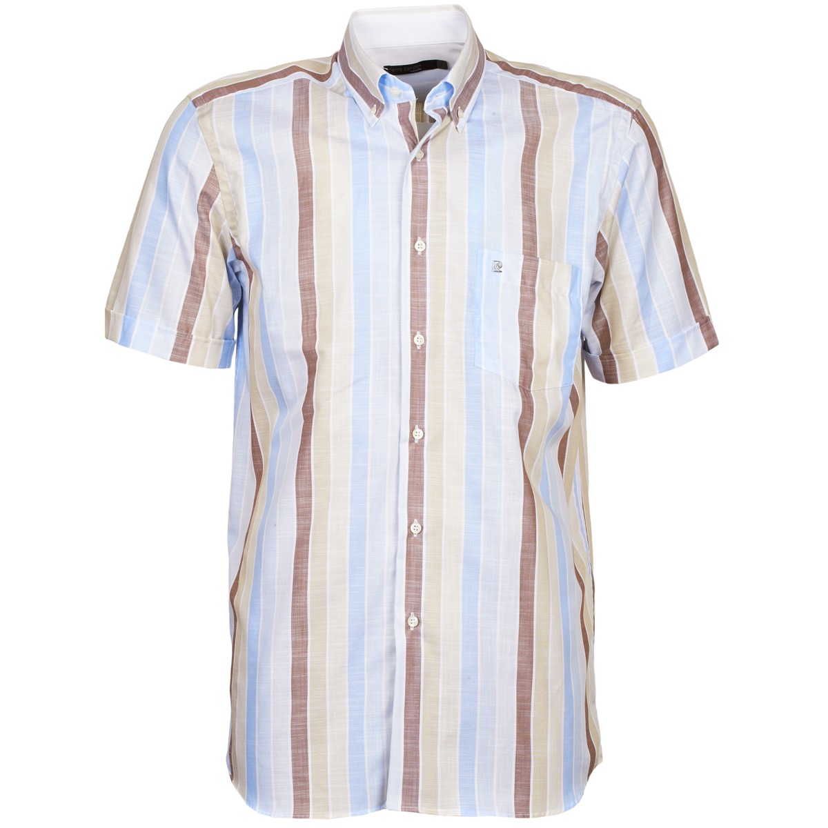 Odjeća Muškarci
 Košulje kratkih rukava Pierre Cardin 539936240-130 Plava / Bež / Smeđa