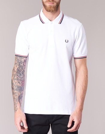 Fred Perry THE FRED PERRY SHIRT Bijela / Crvena