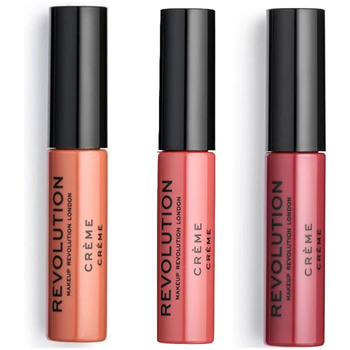 Ljepota Žene
 Ruževi za usne Makeup Revolution Set of 3 Cream Lipsticks - 101 Piece of Cake / 112 Ball Other