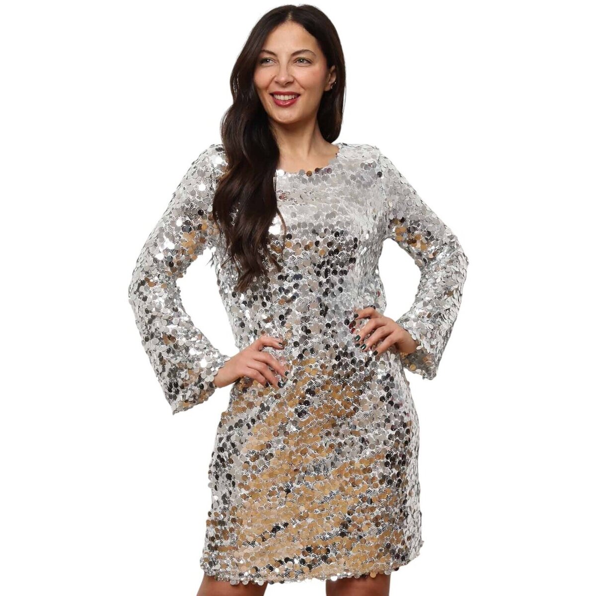 Odjeća Žene
 Haljine La Modeuse 73537_P173525 Srebrna