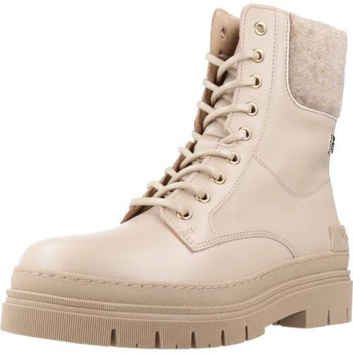 Obuća Žene
 Čizme Tommy Hilfiger FEMININE FELT LACE UP BOOTIE Bež