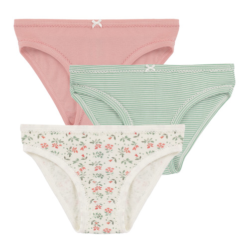 Donje rublje Djevojčica Klasične gaće Petit Bateau 3 CULOTTES Višebojna