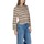 Odjeća Žene
 Puloveri Vila VICASIA L/S STRIPED SHORT KNIT TOP/PB 14103369 Bež