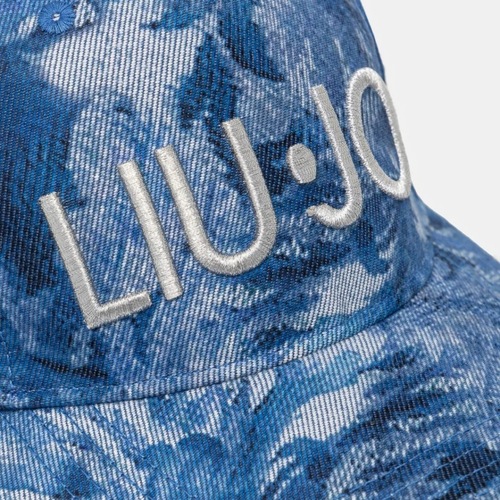 Liu Jo BASEBALL DENIM PRINTED Plava