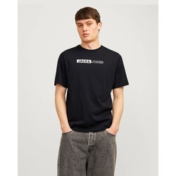 Odjeća Muškarci
 Majice kratkih rukava Jack & Jones 12233999 ECORP Crna