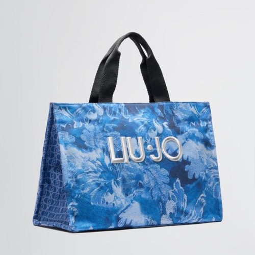Liu Jo TOTE PRINTED DENIM Plava