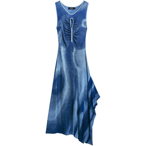 Odjeća Žene
 Duge haljine Desigual VEST_TALLIN 25SWVF10 Plava