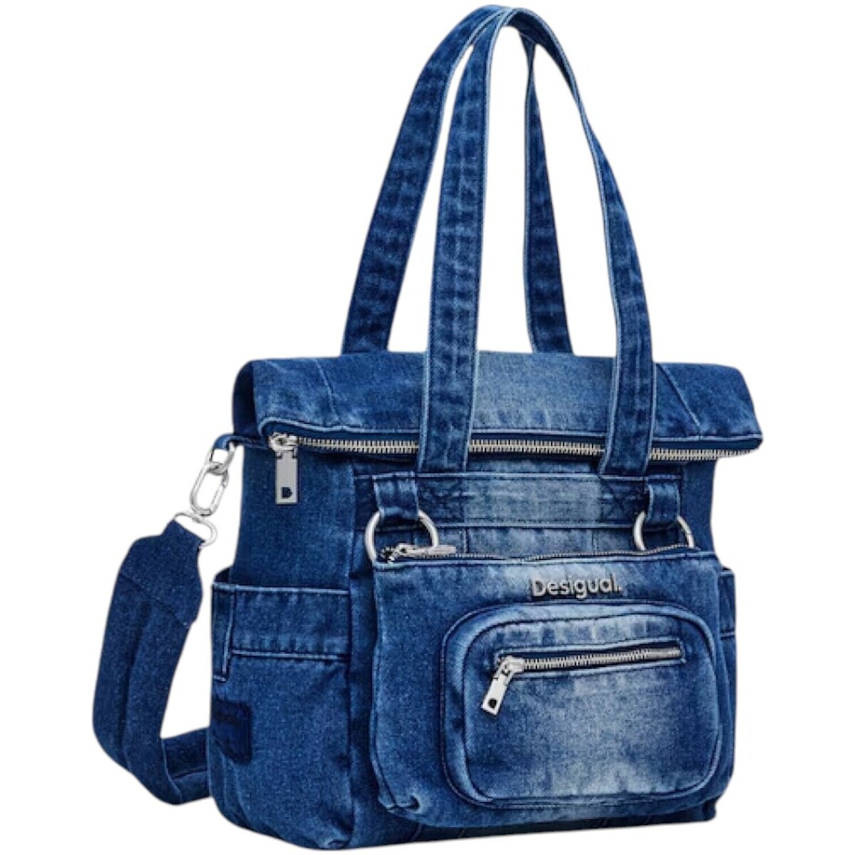 Torbe Žene
 Ruksaci Desigual BACK_MODULAR 25 DENIM VOYAGER MINI 25SAXD24 Plava