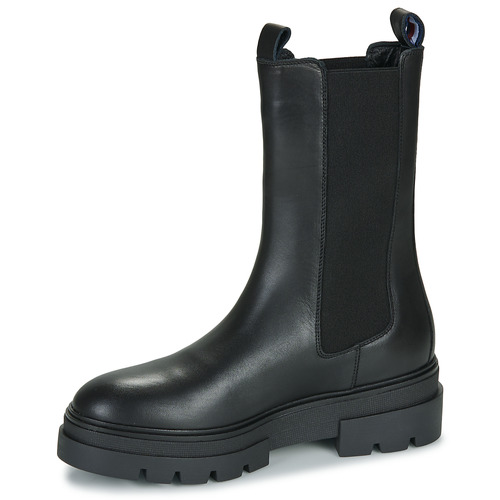 Tommy Hilfiger MONOCHROMATIC CHELSEA BOOT Crna