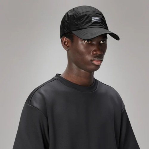 Rains 5 PANEL RIPSTOP CAP Crna