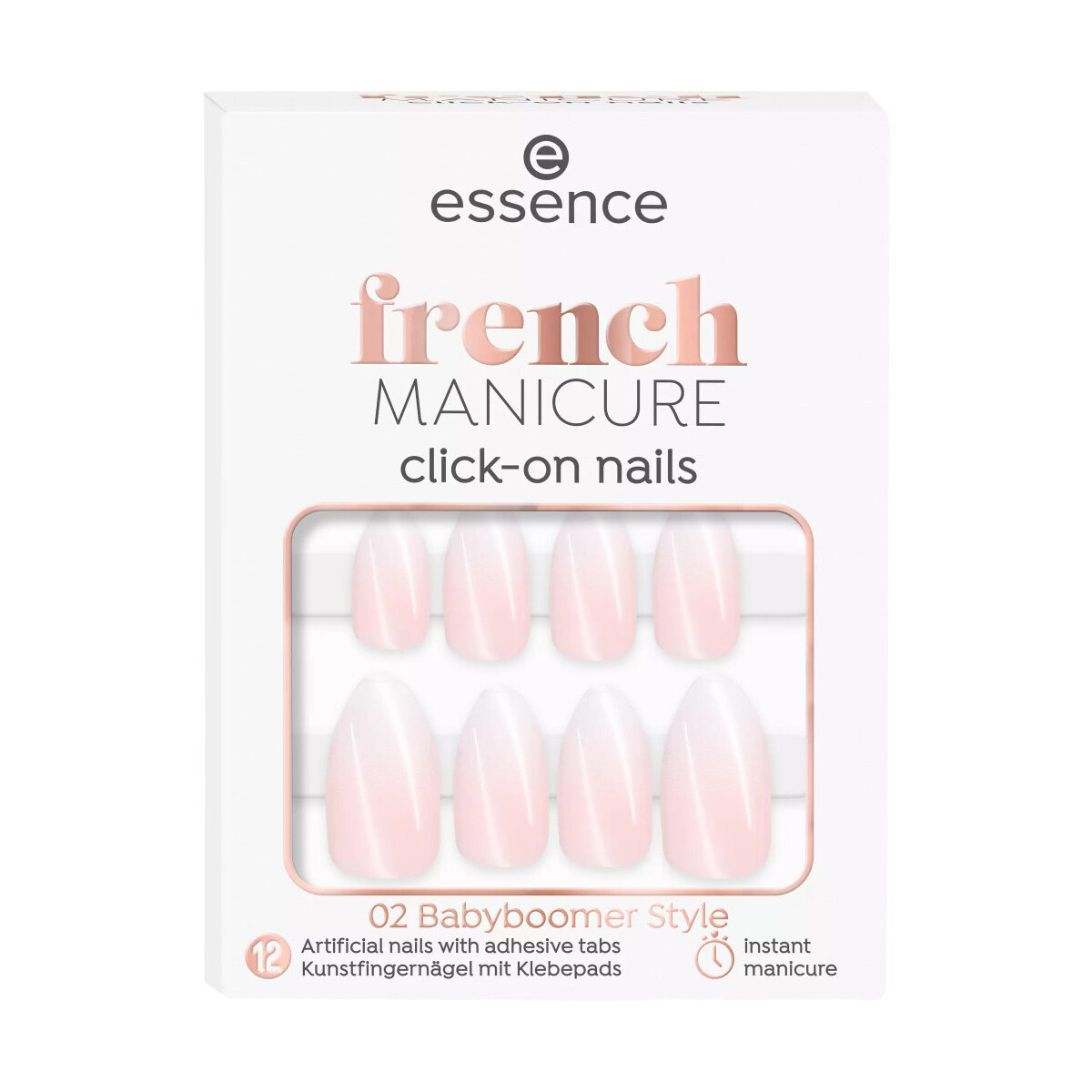 Ljepota Žene
 Setovi za manikuru Essence French Manicure Click-on False Nails - 02 Babyboomer St Ružičasta