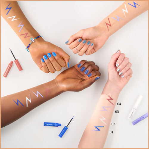 Essence Liquid Eyeliner Colour It! - 02 White Bijela