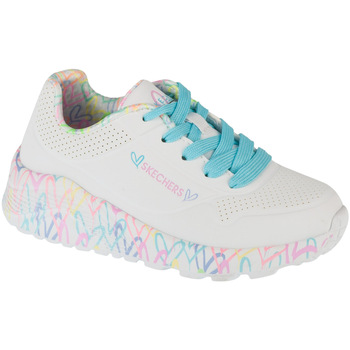 Obuća Djevojčica Niske tenisice Skechers Uno Lite Bijela