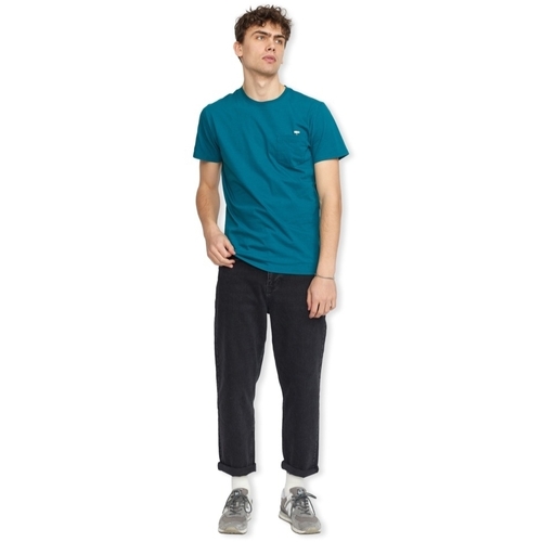 Rvlt Revolution Application T-Shirt 1386 BRO - Petrol Plava