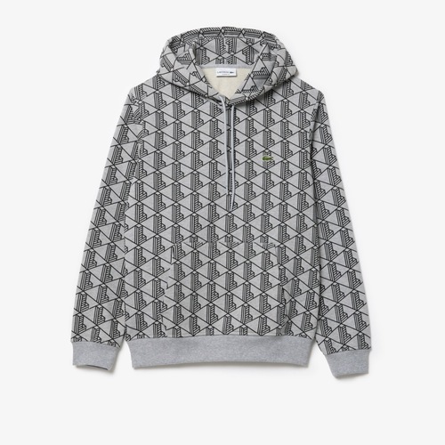 Odjeća Muškarci
 Sportske majice Lacoste SH2855 SWEATSHIRT Siva