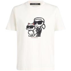 Odjeća Žene
 Majice kratkih rukava Karl Lagerfeld  Bijela