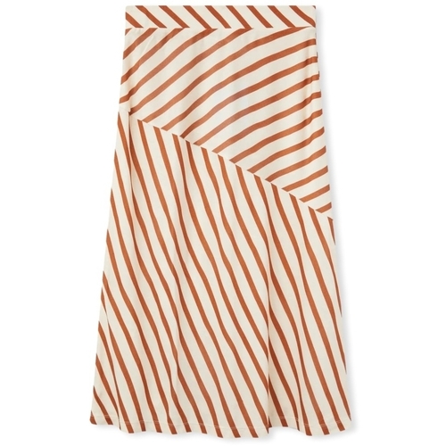 Odjeća Žene
 Suknje Compania Fantastica COMPAÑIA FANTÁSTICA Skirt 41049 - Stripes Bijela