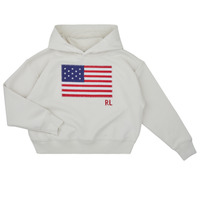 Odjeća Djevojčica Sportske majice Polo Ralph Lauren BLANC Bijela / Nevis