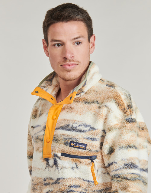 Columbia HELVETIA II PRINTED HALF SNAP FLEECE Bež
