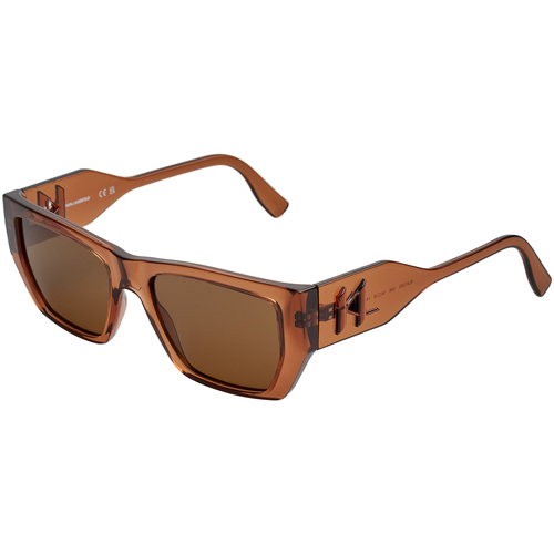 Satovi & nakit Sunčane naočale Karl Lagerfeld KL6123S-246 Smeđa