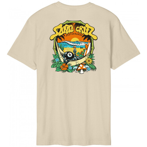 Odjeća Muškarci
 Majice / Polo majice Santa Cruz Winkowski 8baller trip t-shirt Bež